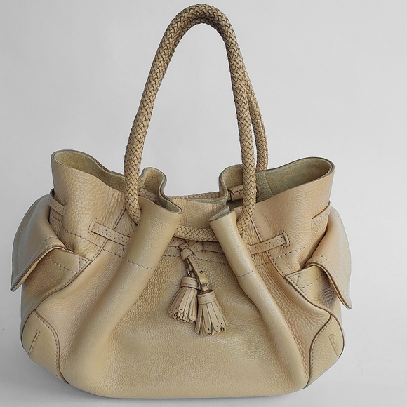 🪡Cole Haan Village SP08 Light Beige Pebbled Leather - Picture 3 of 13